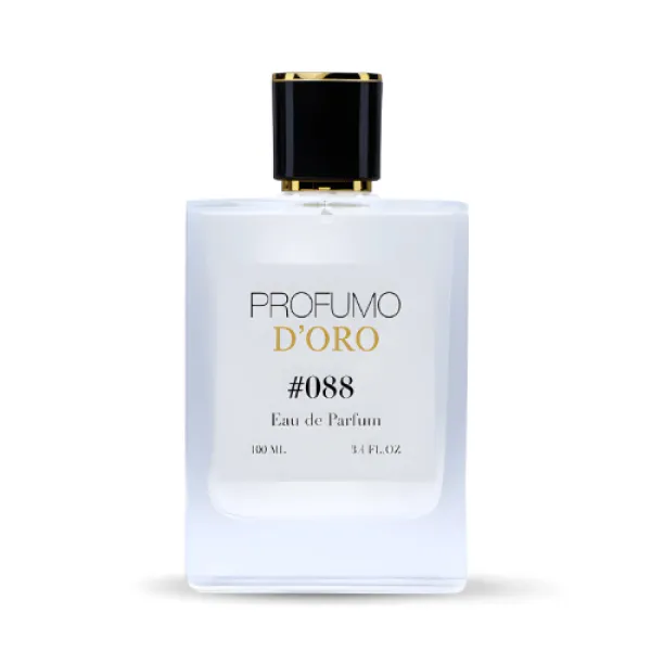 Profumo D’oro #088 – stilvoller Herrenflakon, Hauptansicht des zitrisch-frischen Eau de Parfum
